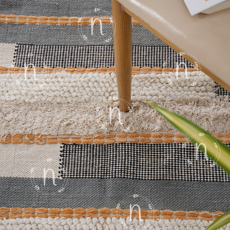 Brick Brack Abstract Carpet