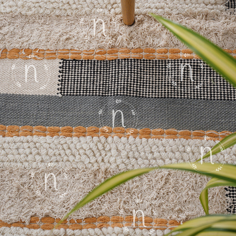 Brick Brack Abstract Carpet