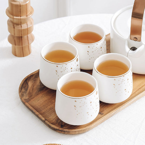 Golden Dotted Mug- Mug for coffee, tea mug, cappuccino mug | Cups and Mugs for Coffee Table & Home Decor