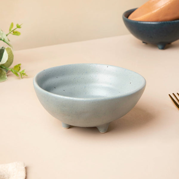 Steel Grey Dessert Bowl With Legs 100 ml