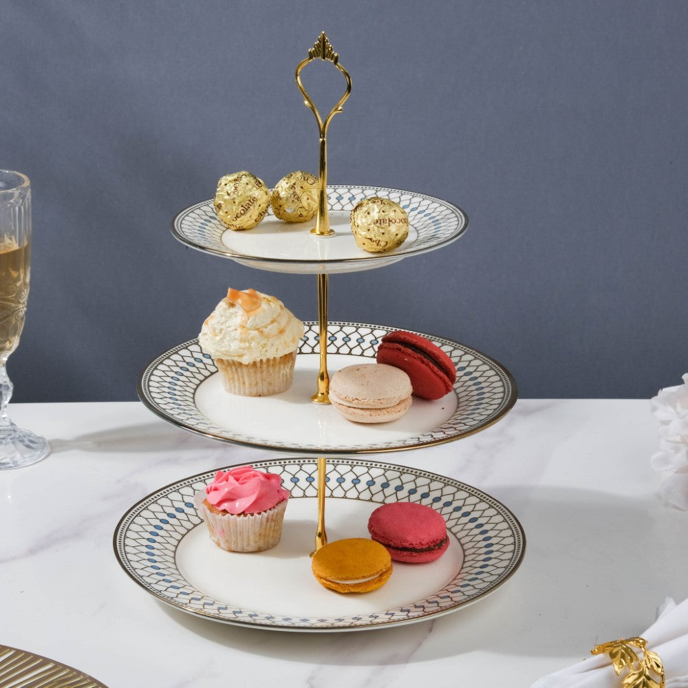 Aurelea 3 Tier Dessert Stand Online - Premium Cake Stand | Nestasia