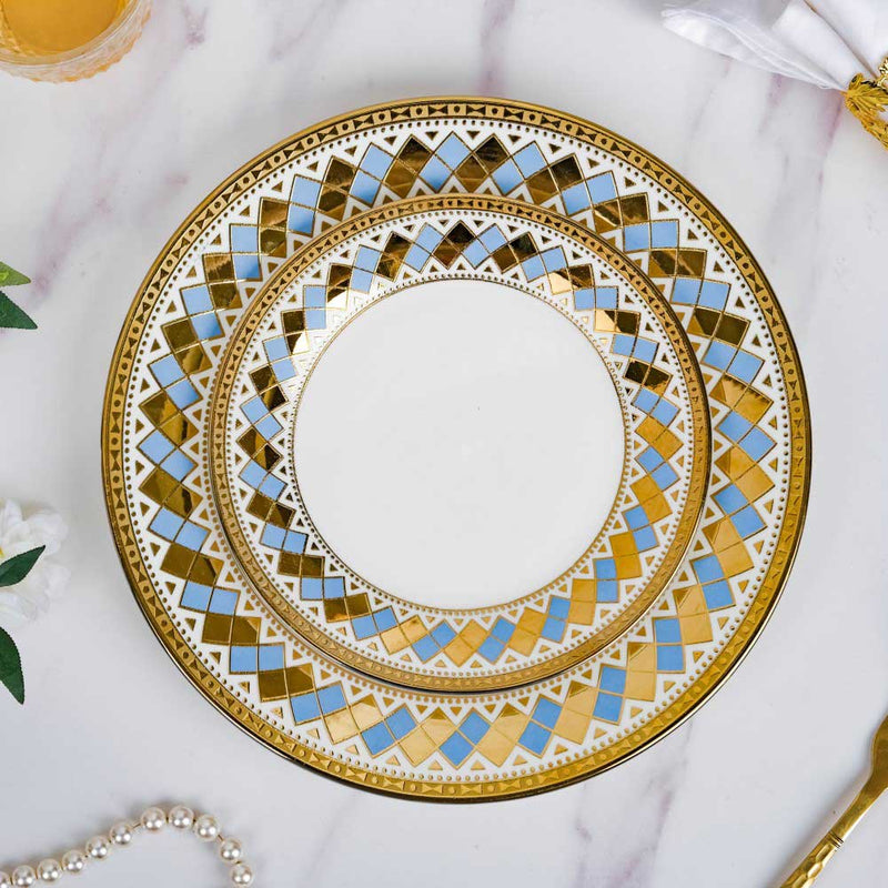 Aurelea Vivid Snack Plate - Serving plate, snack plate, dessert plate | Plates for dining & home decor