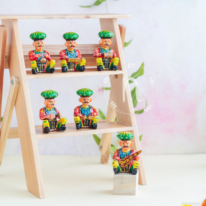 Musician Showpieces - Set of 6 - Showpiece | Home decor item | Room decoration item
