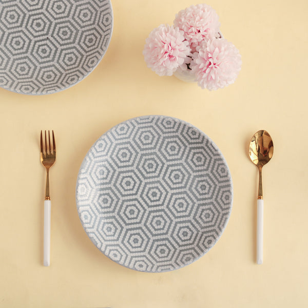 Quarter Plate - Serving plate, small plate, snacks plates | Plates for dining table & home decor