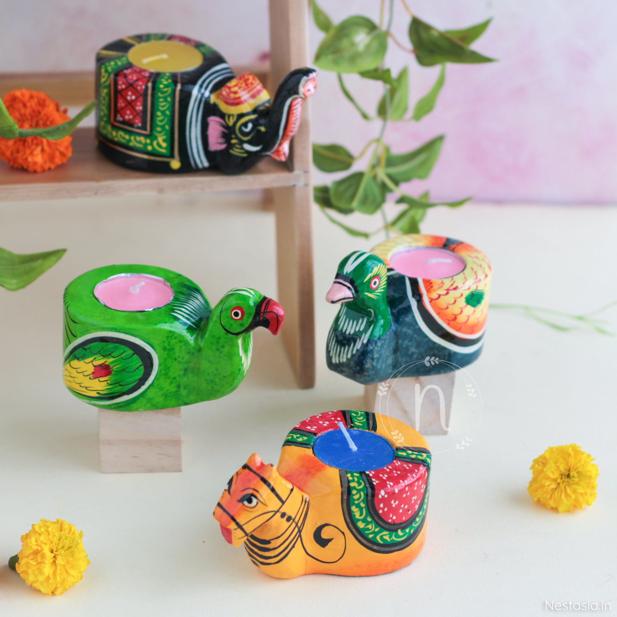 Wooden Tealight Holder