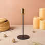 Glossy Black Candle Stand Large - Candle stand | Home decor