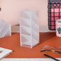 Slanting Desk Organiser White Set Of 2