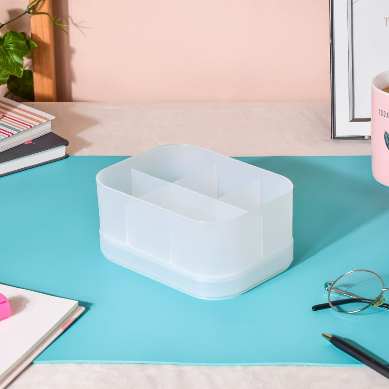 Multi-Compartment Storage Box Set Of 2