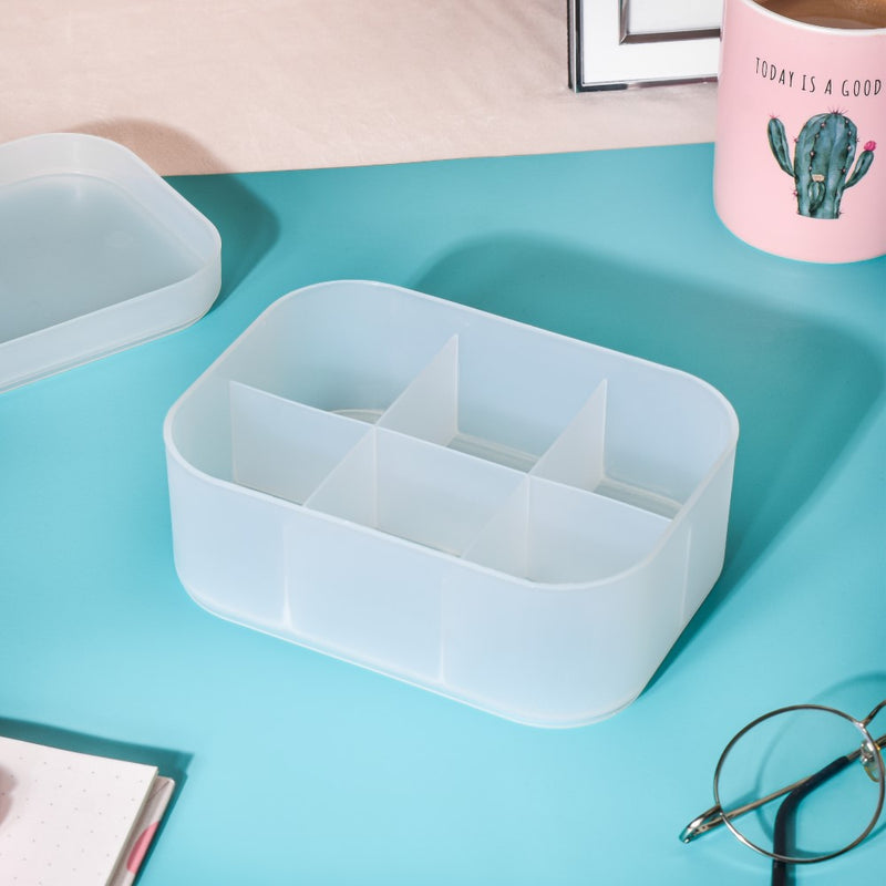 Multi-Compartment Storage Box Set Of 2
