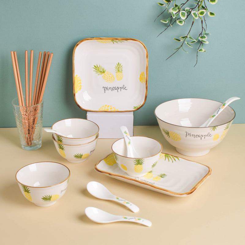 Pineapple Soup Set For 4