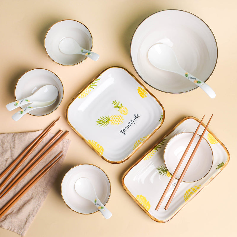 Pineapple Soup Set For 4