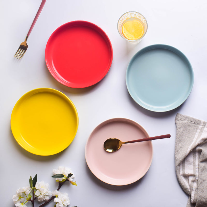 Solid Colored Deep Dish - Serving plate, snack plate, dessert plate | Plates for dining & home decor