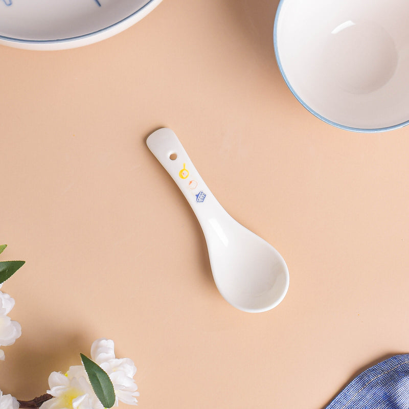 Patterned Soup Bowl Set For 4