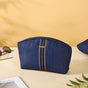 Denim Vanity Bag Set Of 3