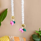 Floral Embellished Wall Hanging Set of 2