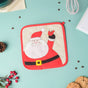 Santa Square Christmas Themed Trivet 8.5 Inch