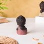 Meditating Monk Clay Showpiece Small Brown - Showpiece | Home decor item | Room decoration item