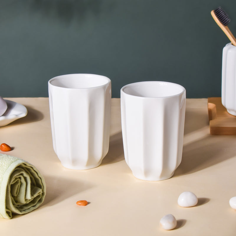 Seasalt White Bathroom Essentials Set Of 5