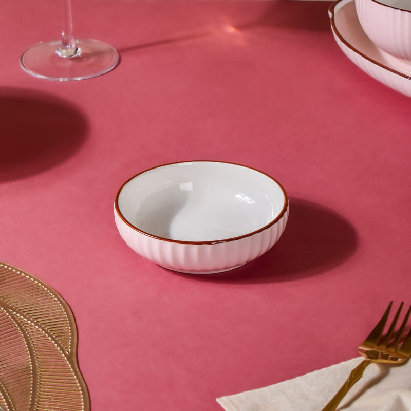 Dune Dessert Plate Pink - Serving plate, small plate, snacks plates | Plates for dining table & home decor