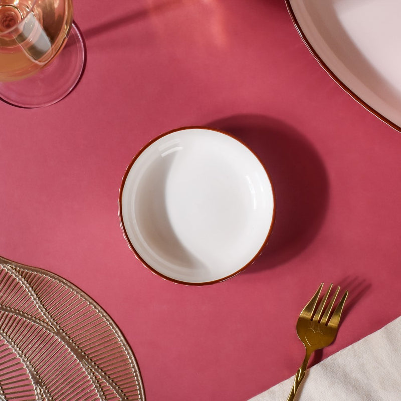 Dune Dessert Plate Pink - Serving plate, small plate, snacks plates | Plates for dining table & home decor