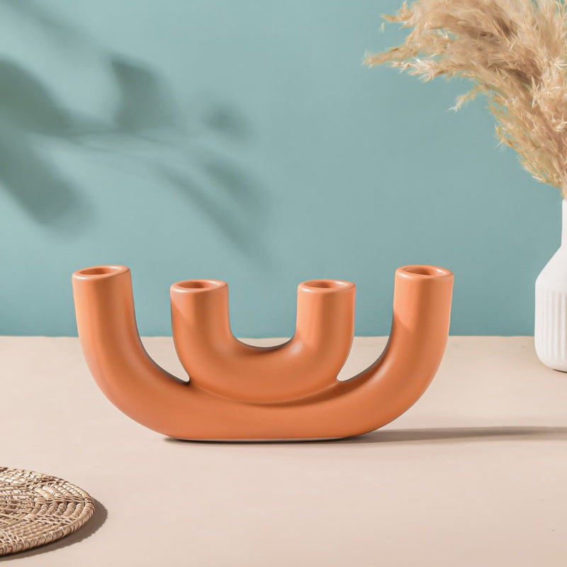 Contemporary Ceramic Candle Stand - Candle stand | Room decoration