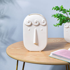 Nordic Ceramic Face Vase Large - Flower vase for home decor, office and gifting | Home decoration items