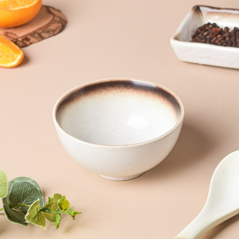 Cavern Clay Ceramic Side Bowl 250 ml - Bowl, soup bowl, ceramic bowl, snack bowls, curry bowl, popcorn bowls | Bowls for dining table & home decor
