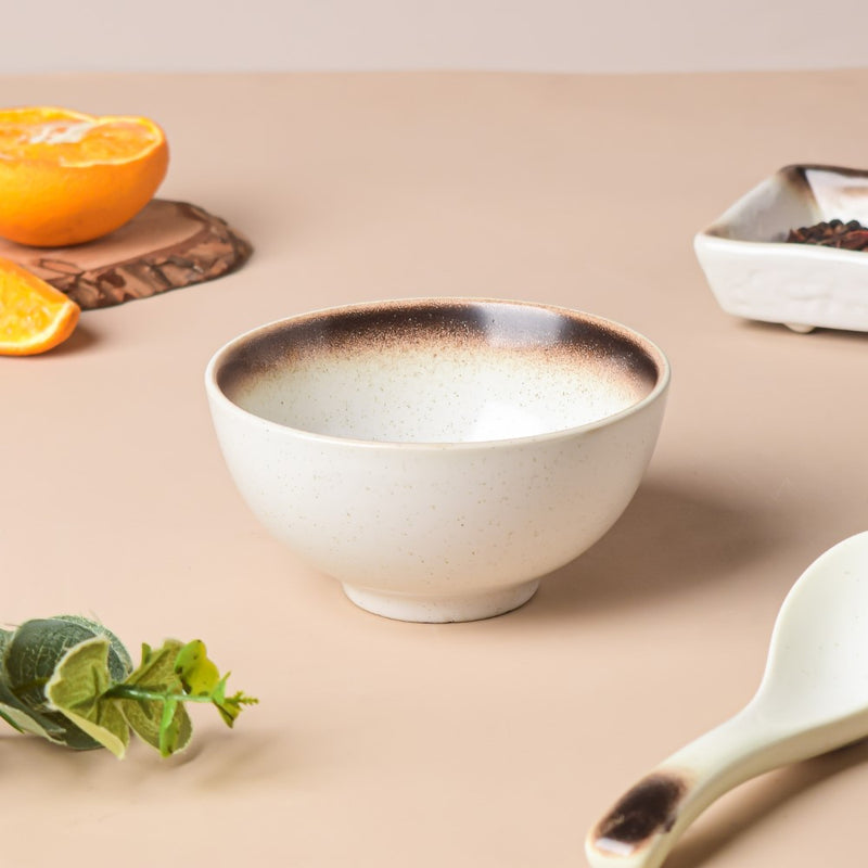Cavern Clay Ceramic Side Bowl 250 ml - Bowl, soup bowl, ceramic bowl, snack bowls, curry bowl, popcorn bowls | Bowls for dining table & home decor