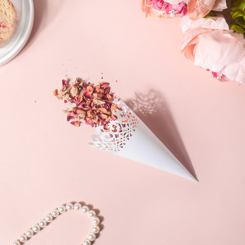 White Sprinkler Paper Bucket