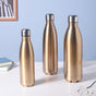 Stainless Steel Water Bottle Gold 500ml - Water bottle, steel water bottle | Bottle for Travelling