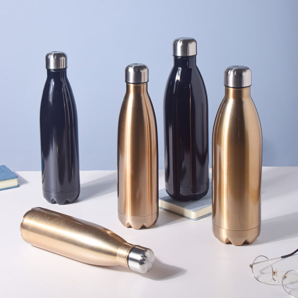 Stainless Steel Water Bottle Gold 500ml