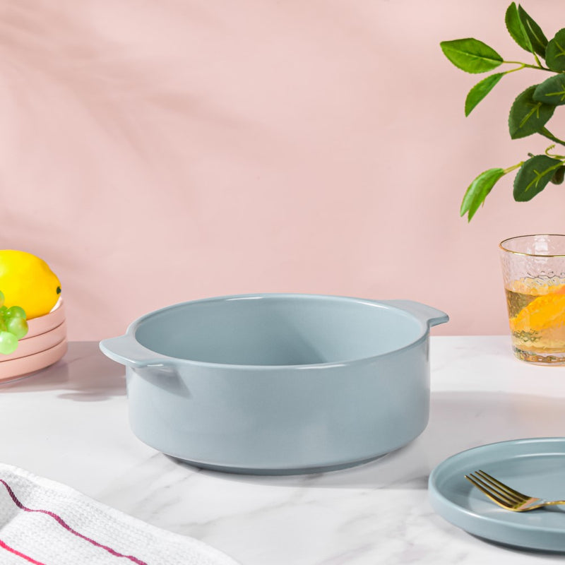 Ceramic Casserole Pots Blue 2 L