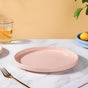 Stoneware Dinner Plate Pink 10 Inch - Serving plate, rice plate, ceramic dinner plates| Plates for dining table & home decor