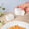 Wavy Ceramic Salt And Pepper Shakers Set White - Kitchen Tool