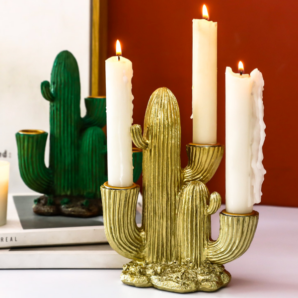 Cactus Candle Holder - Candle stand | Room decor