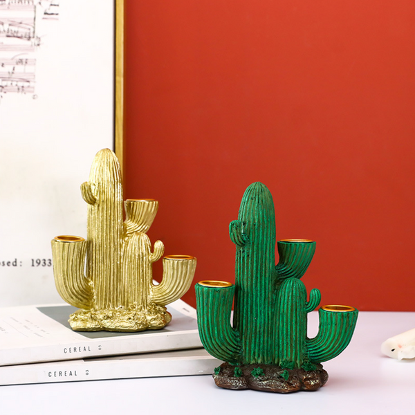 Cactus Candle Holder - Candle stand | Room decor