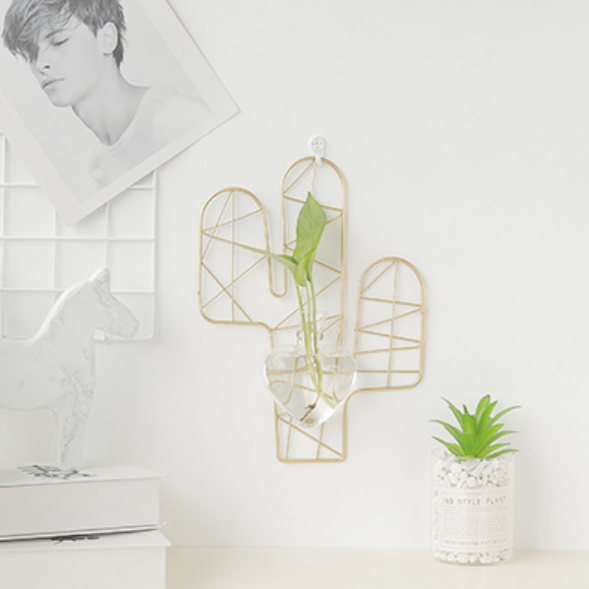 Cactus Hanging Plant - Wall planter for home decor | Living room, bathroom & bedroom decoration ideas
