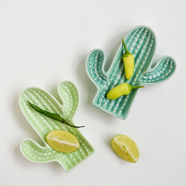 Cactus Dish - Serving plate, small plate, snacks plates | Plates for dining table & home decor