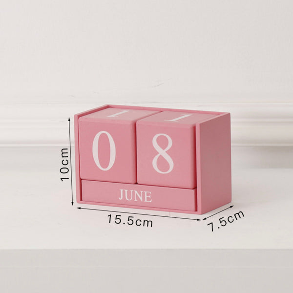 Pink Table Calendar