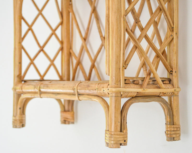 Cane Table Shelf - Wall shelf and floating shelf | Shop wall decoration & home decoration items