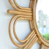 Cane Flower Mirror - Wall mirror for home decor | Living room, bathroom & bedroom decoration ideas