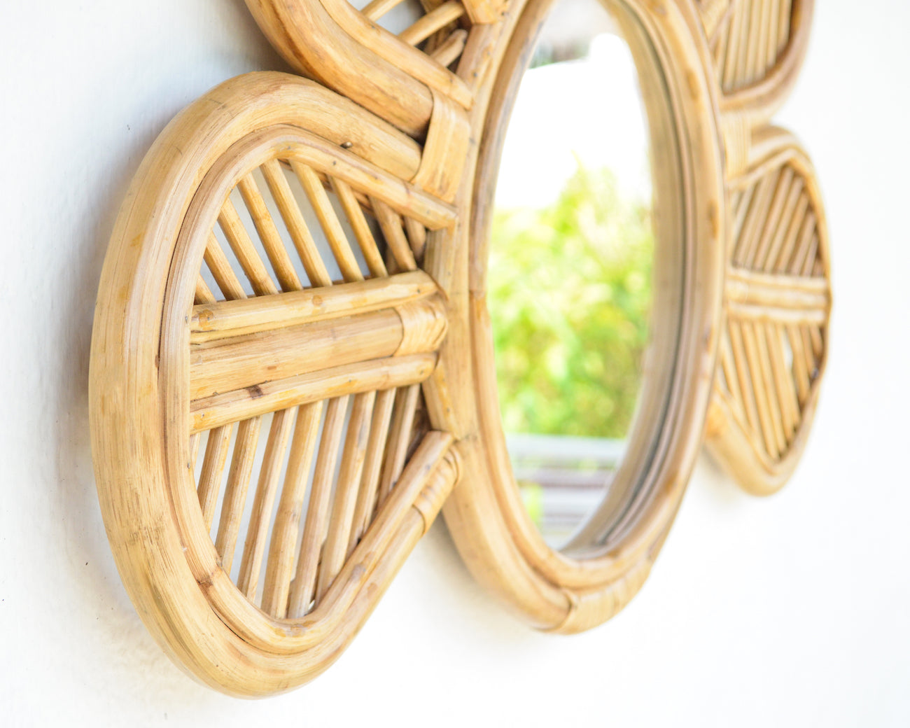 Cane Wall Mirror