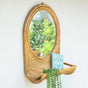 Cane Mirror with Shelf - Wall mirror for home decor | Living room, bathroom & bedroom decoration ideas