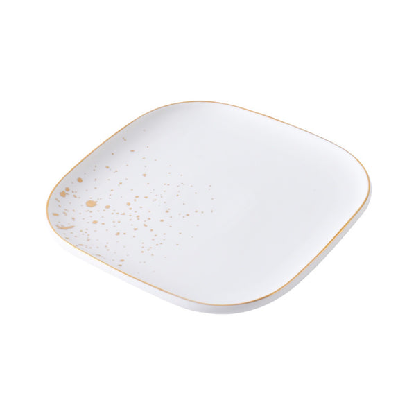 Cara White Dinner Plate - Serving plate, rice plate, ceramic dinner plates| Plates for dining table & home decor
