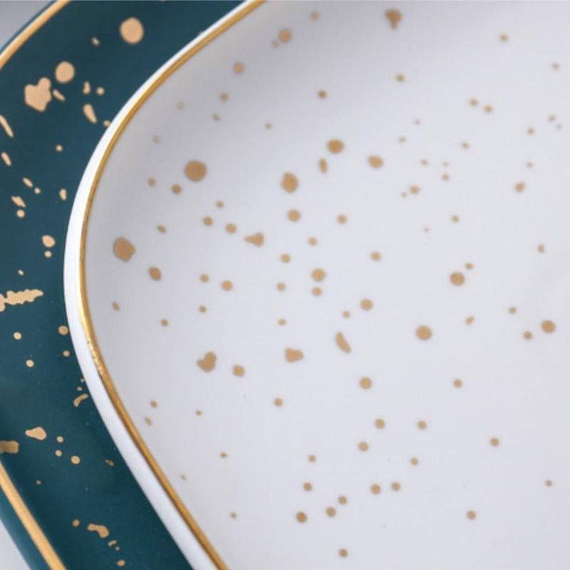 Cara White Salad Plate - Serving plate, snack plate, dessert plate | Plates for dining & home decor