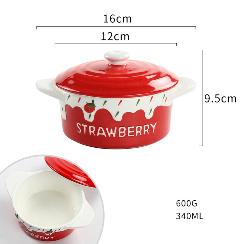 Strawberry Casserole Small - Baking Dish