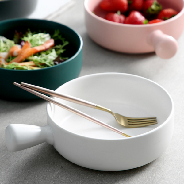 Ceramic Baking Bowl - Ceramic bowl, salad bowls, snack bowls | Bowls for dining table & home decor