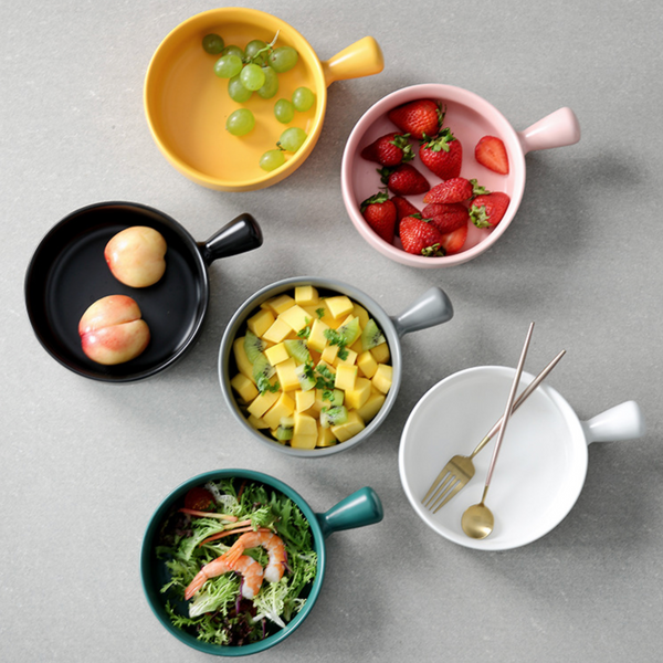 Ceramic Baking Bowl - Ceramic bowl, salad bowls, snack bowls | Bowls for dining table & home decor