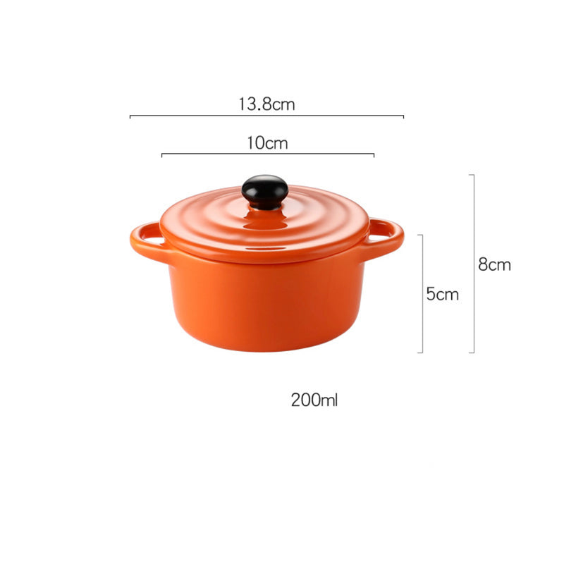 Ceramic Casserole With Lid - Baking Dish