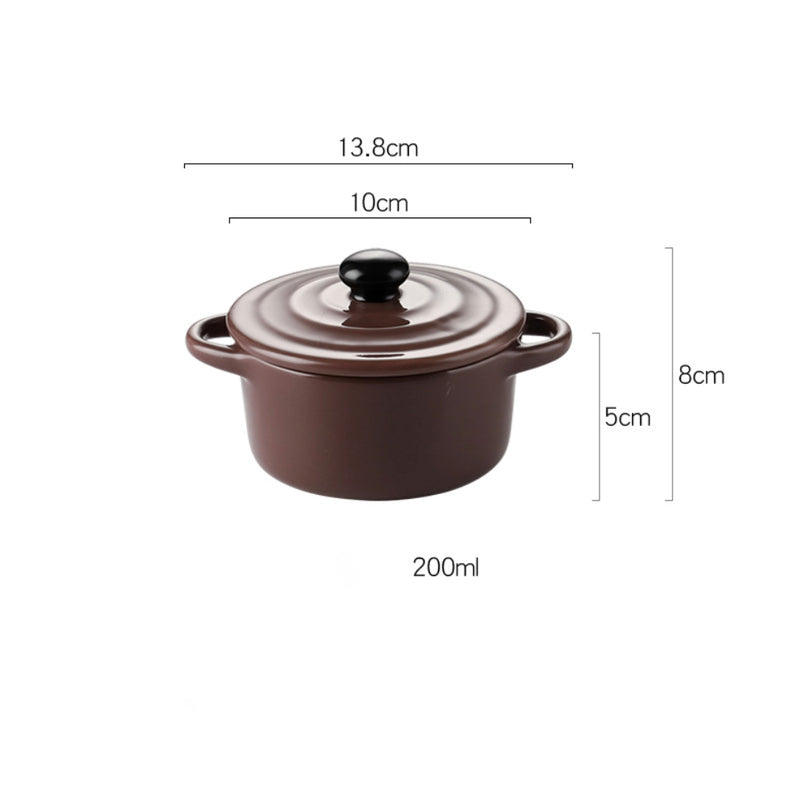 Ceramic Casserole With Lid - Baking Dish